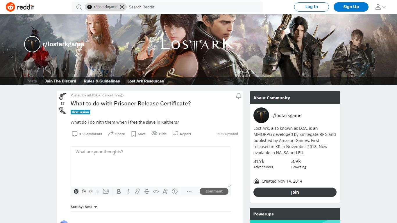 What to do with Prisoner Release Certificate? : lostarkgame - reddit